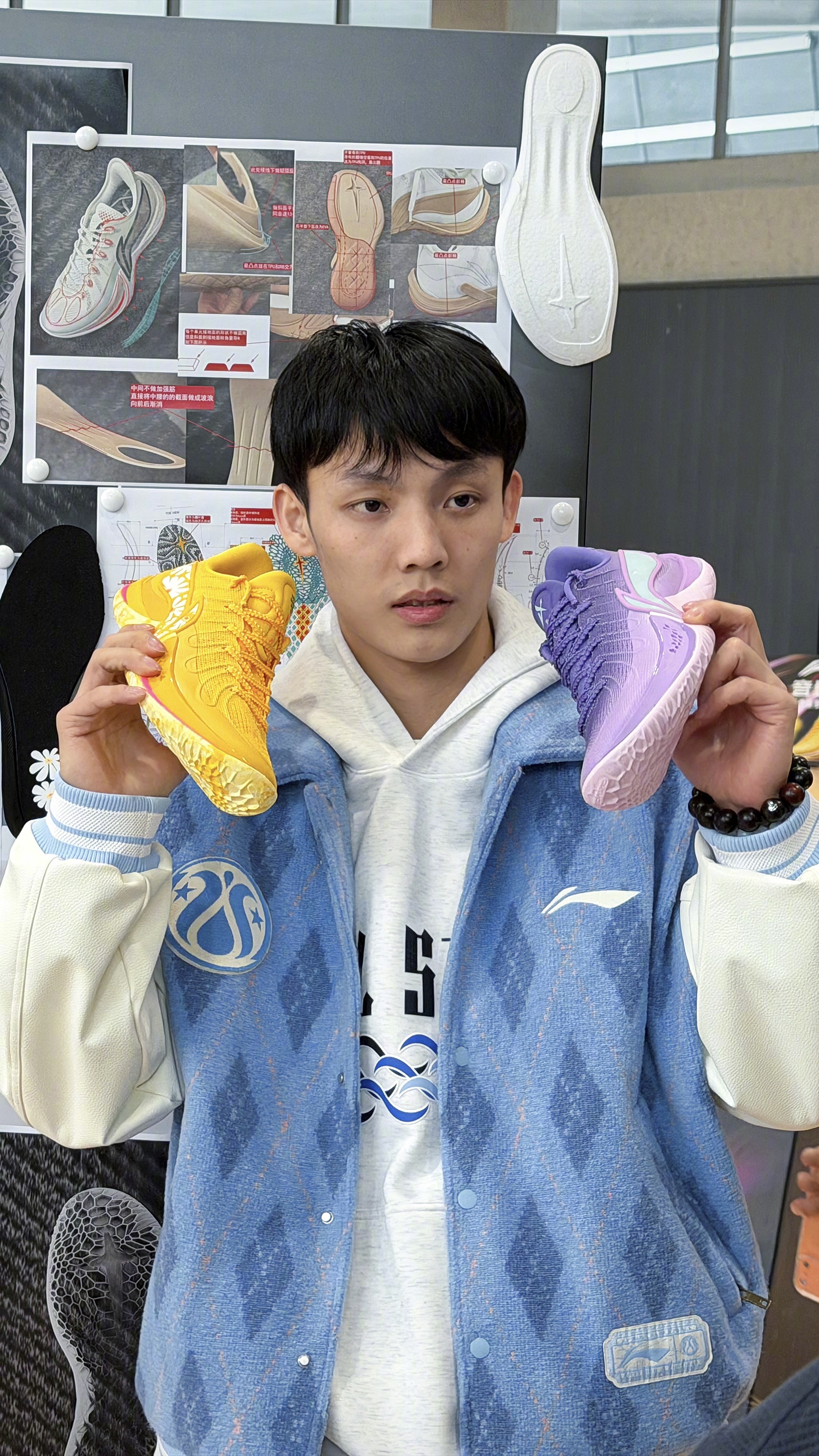 LI-NING SONIC XIV音速14代正式发布，设计师与CBA全明星、现场