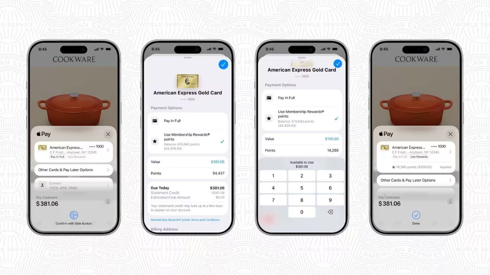 【美国运通宣布推出新的 Apple Pay 功能】美国运通今日宣布，你现在可以在