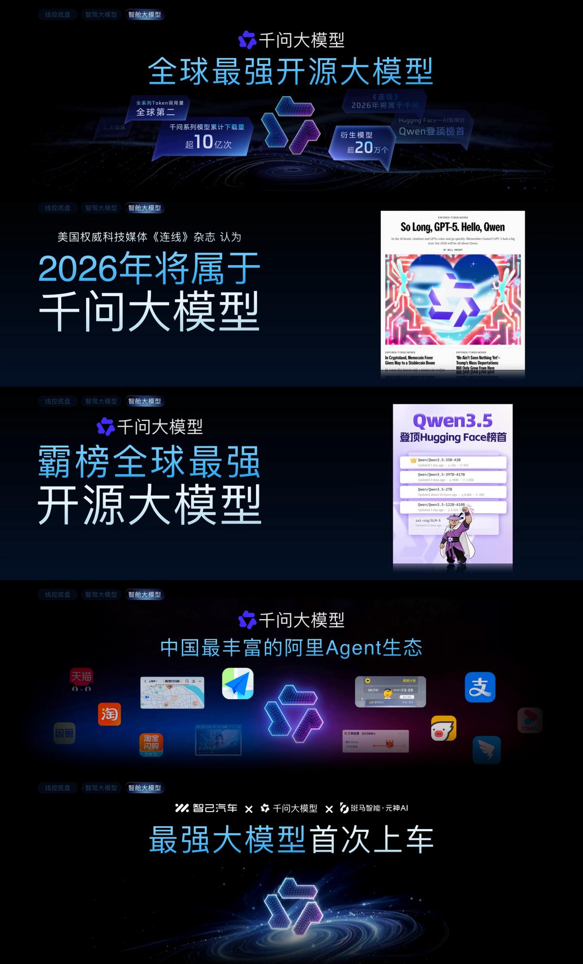 美国的特斯拉有FSD+Grok，中国的智己直接甩出“千问+IM AD ZETA”