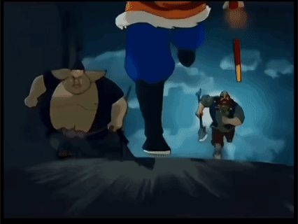 跑成这样就为了偷吃，还以为去掀玉帝的桌子