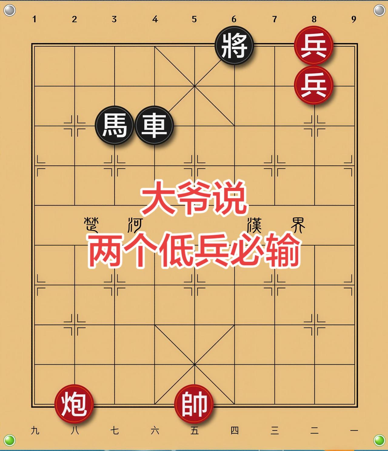 象棋残局 喜欢象棋关注我