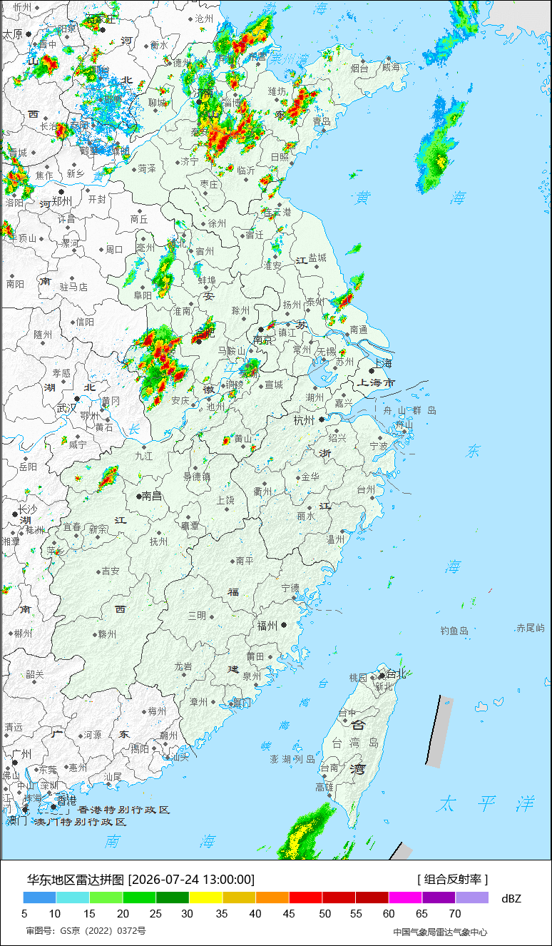 【强对流】今天14-15时，安徽合肥出现短时强降雨，单小时降水量37.1毫米，排