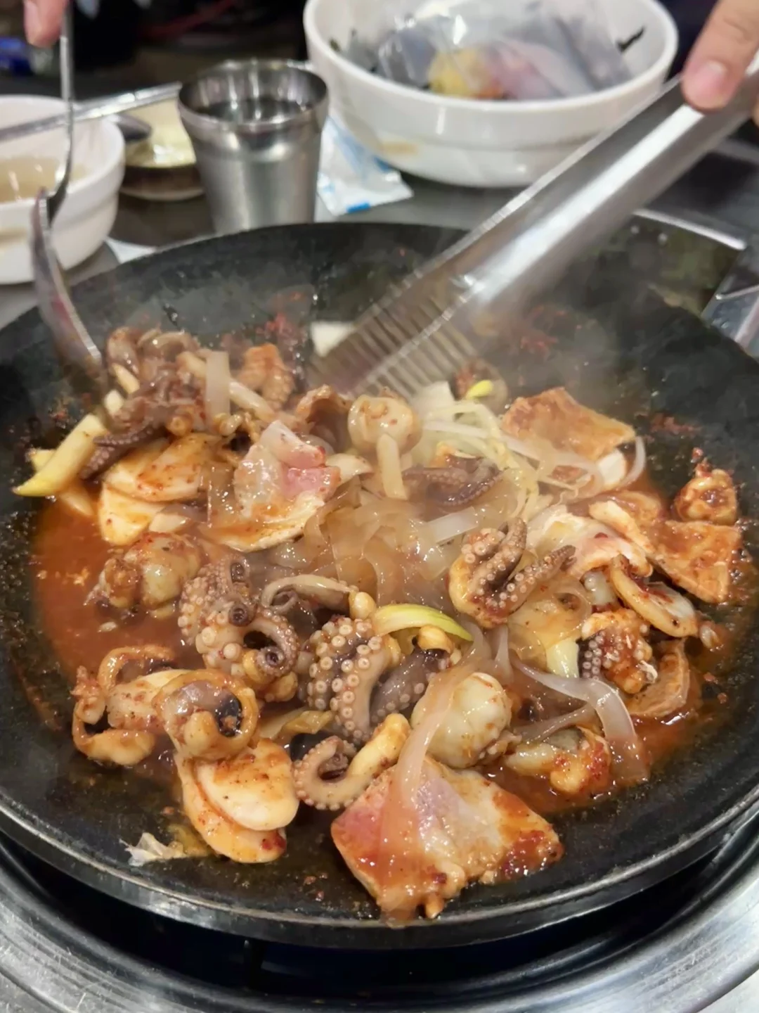 济州岛辣炒小章鱼 都去吃！！！