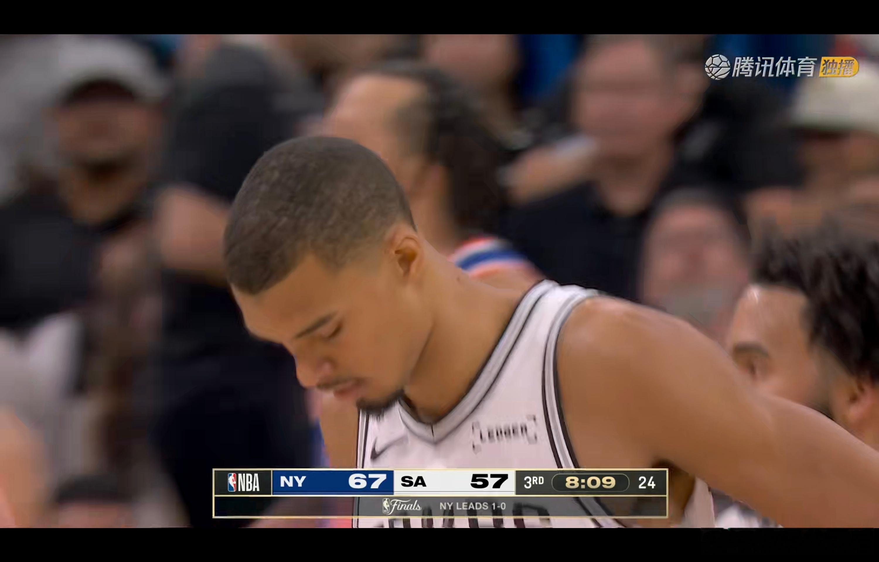 NBA总决赛马刺vs尼克斯 还是年轻啊！ 