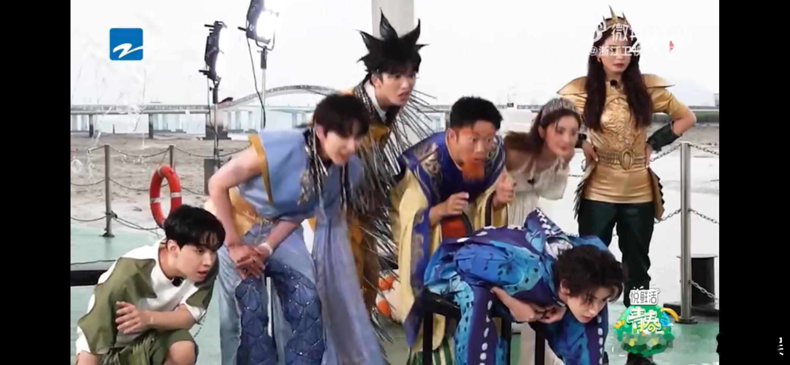 #青环5全员cos海洋生物#青春环游记也太有创意了，大家一起cos海洋生物充满了
