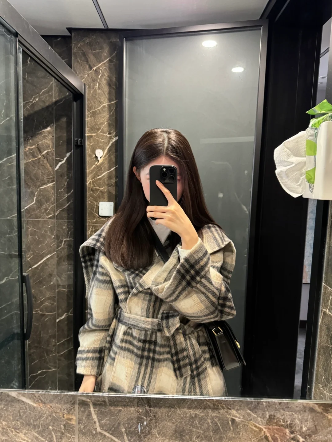 plog好爱这件格子大衣