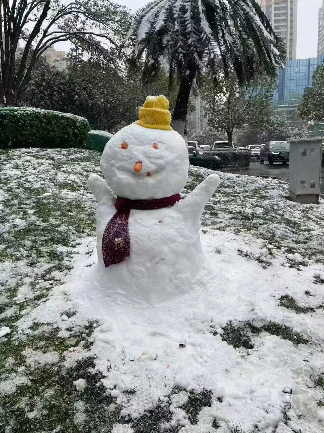 昆明的雪🌨，萌萌哒银装素裹的昆明 遇见瑞雪昆明