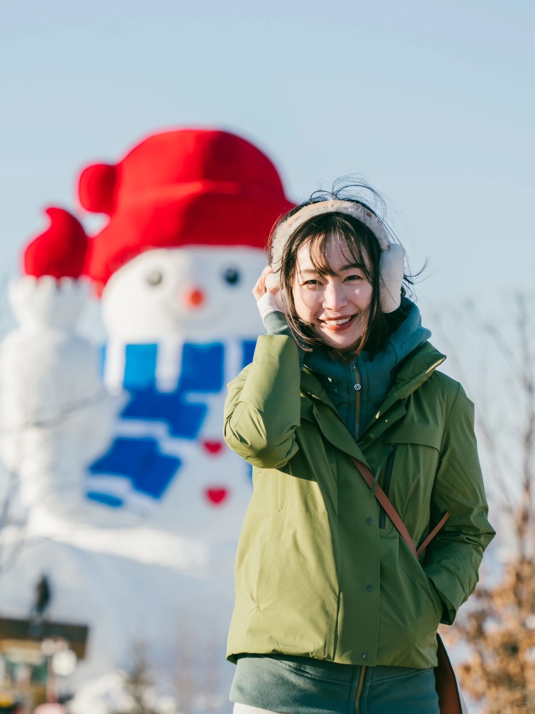 哈尔滨今冬的第一个大雪人⛄️向您致敬🫡
