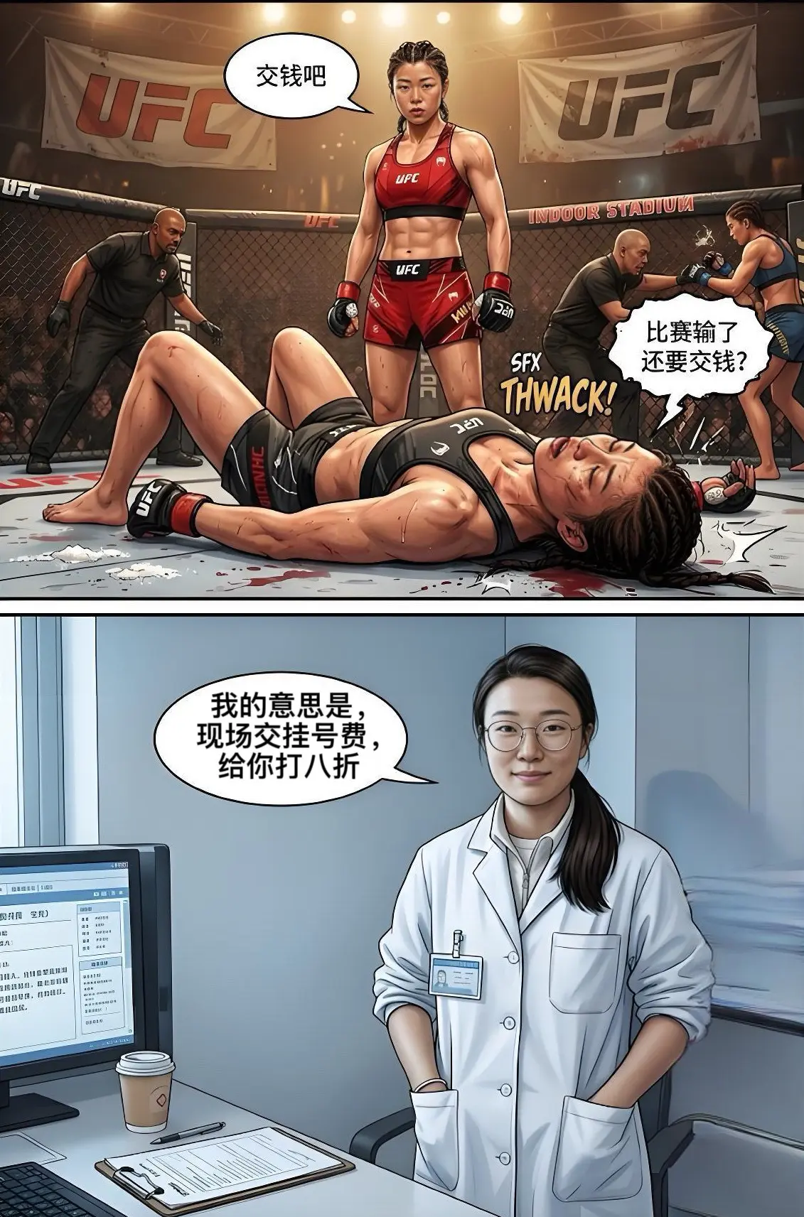 上半场重拳出击 下半场医者仁心。