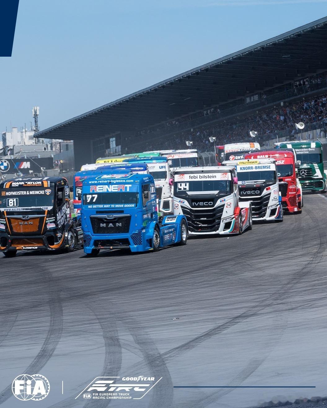 固特异 FIA 欧洲卡车赛车锦标赛夏季休赛期后，在莫斯特赛道重磅回归！🇨🇿F