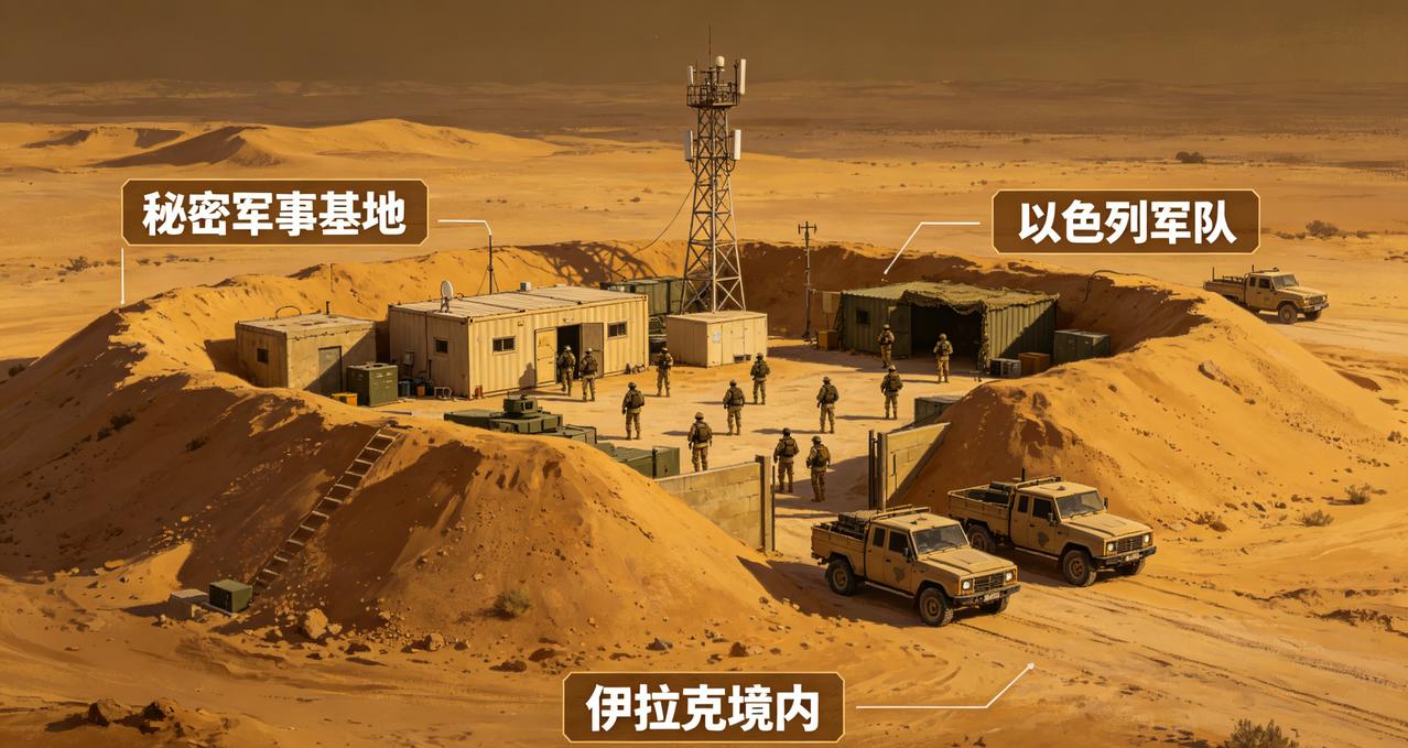 以色列沙漠里藏着个秘密基地！牧羊人路过差点撞见，以军直接炸了伊拉克侦察兵灭口
伊
