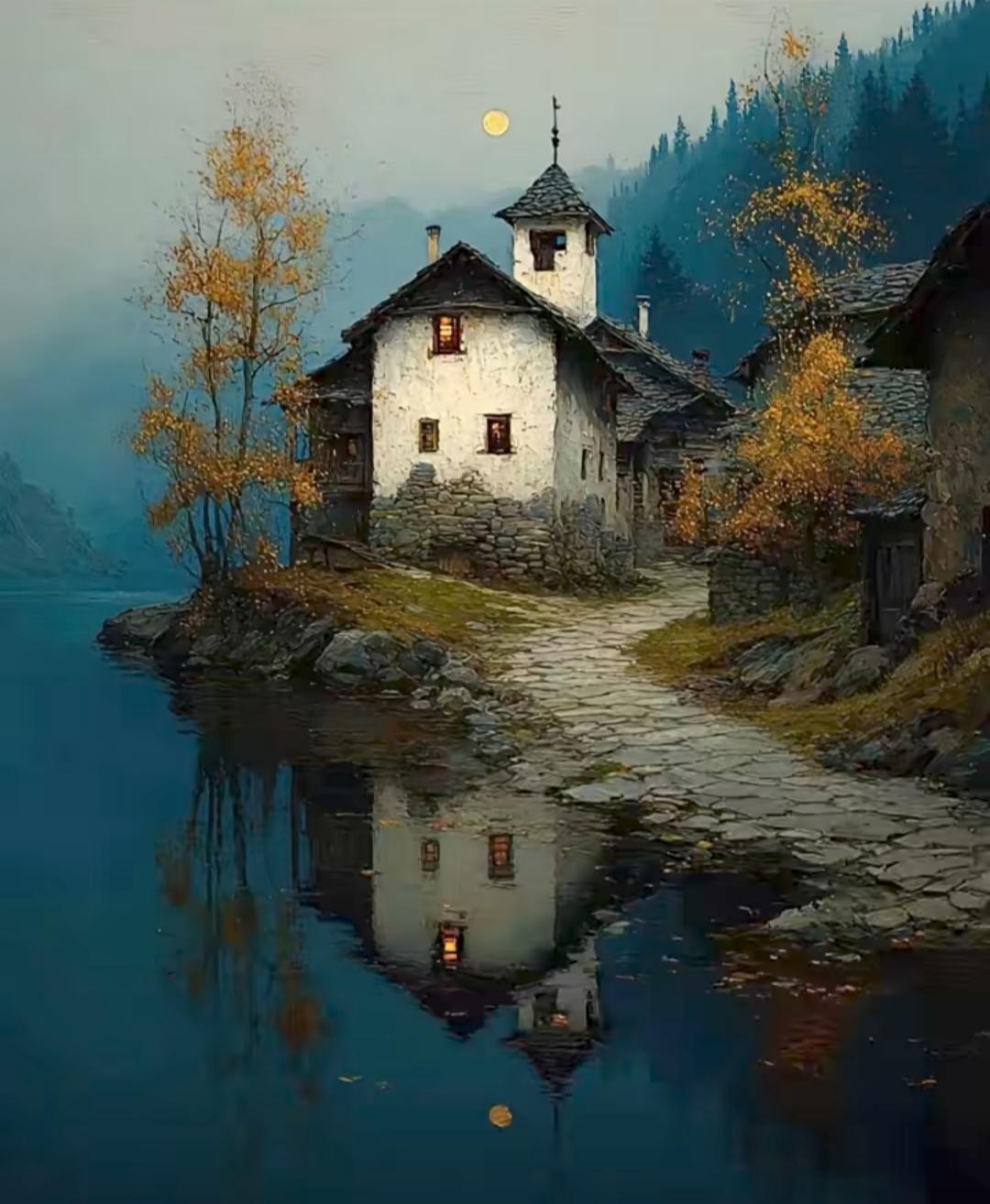 你能猜出哪一幅不是油画么？