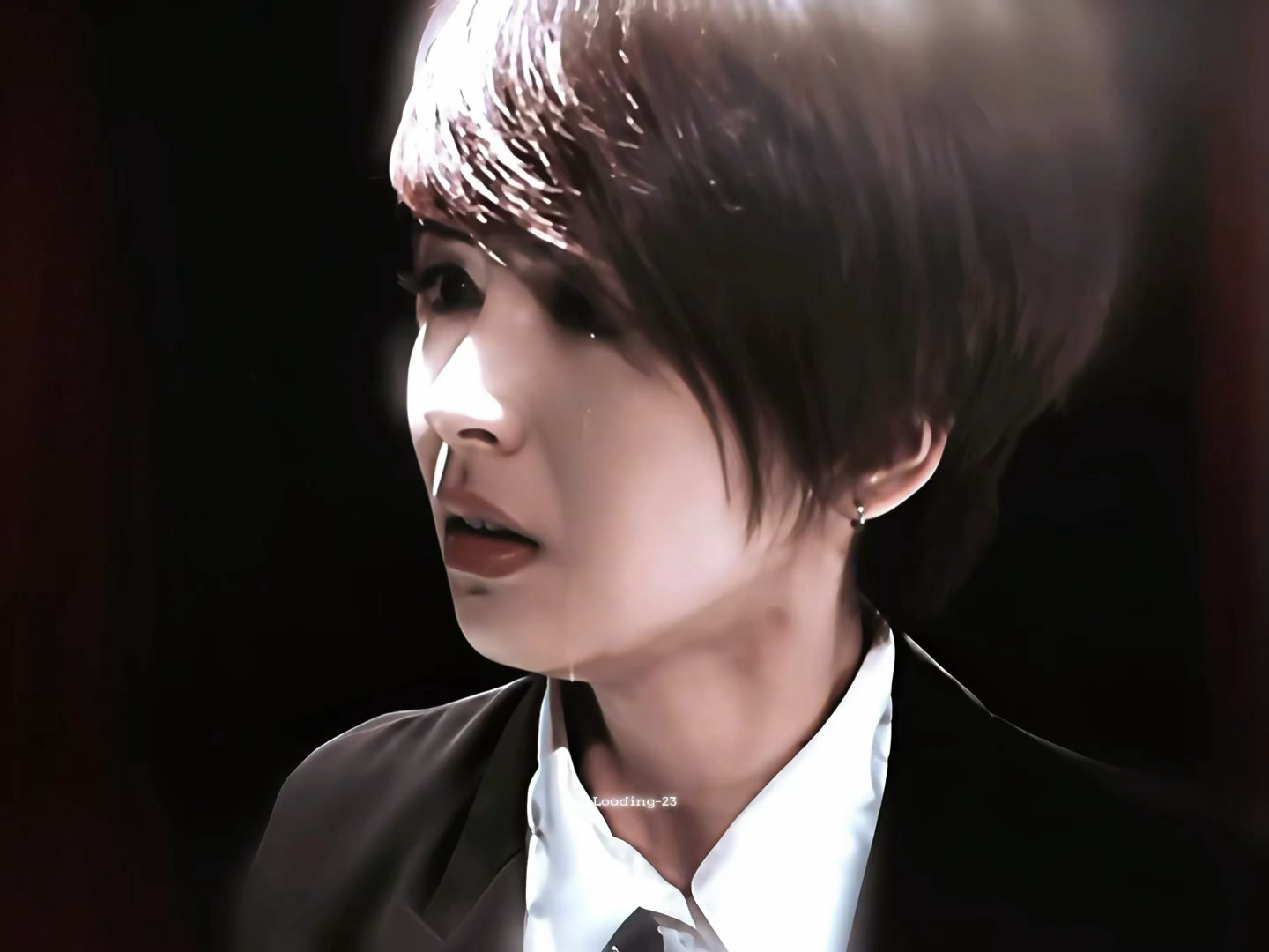 闪动如蝴蝶在双那是眼泪吗💧 