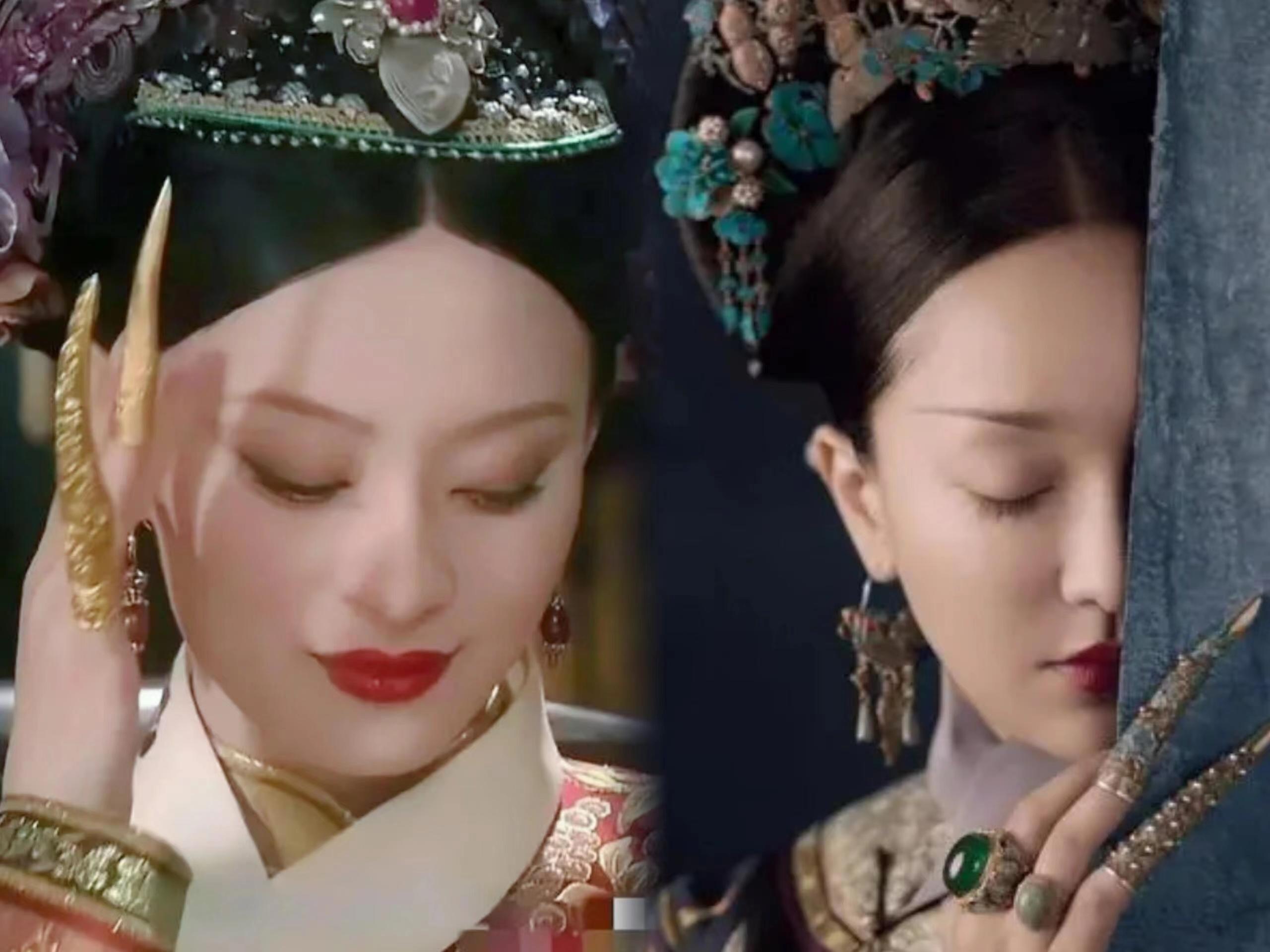 如懿传的首饰比甄嬛的华丽，唯一缺没有精致感，甄嬛传是首饰都很亮眼 ​​​