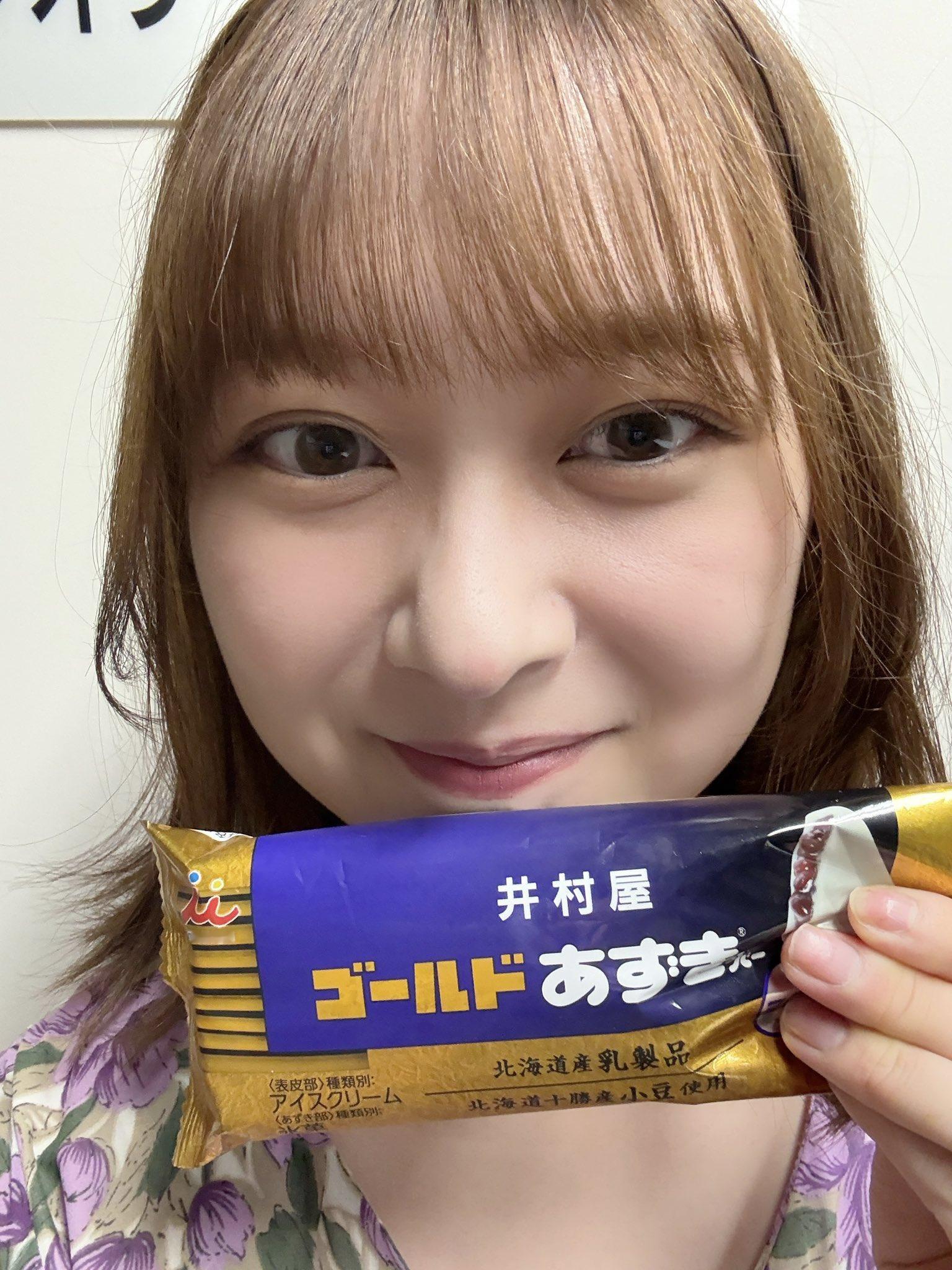 鈴木絢音「アイスが美味しい季節ですね☀︎」 ​​​