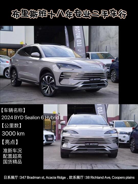 科技智能SUV｜BYD Sealion 6