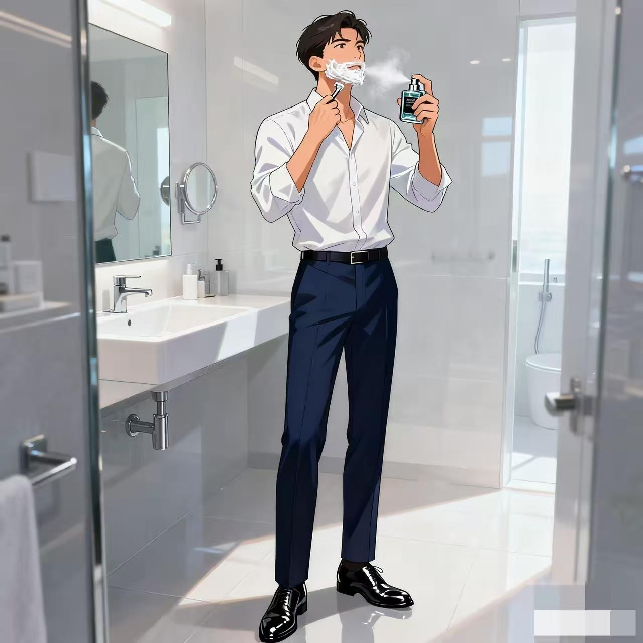 上班的男人和在家待业的男人，状态真差挺多，人要有自己的事业，这是体现自身价值的方