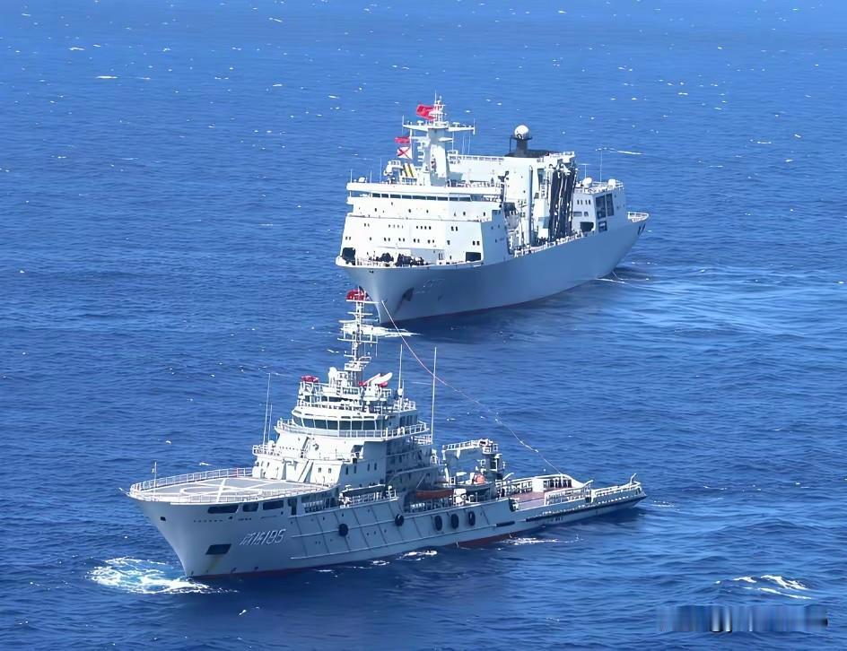 专拖“大家伙”的大型远洋拖船
海军的各种拖船数量不少，用途各异。
南拖195船属