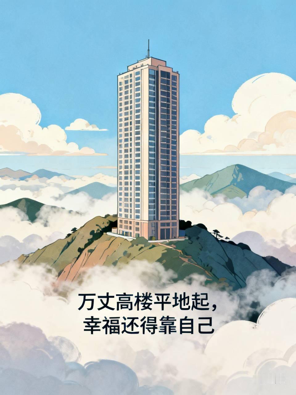 生活里，该依靠自己还是他人？我觉得“万丈高楼平地起，幸福还得靠自己”这话太对了。