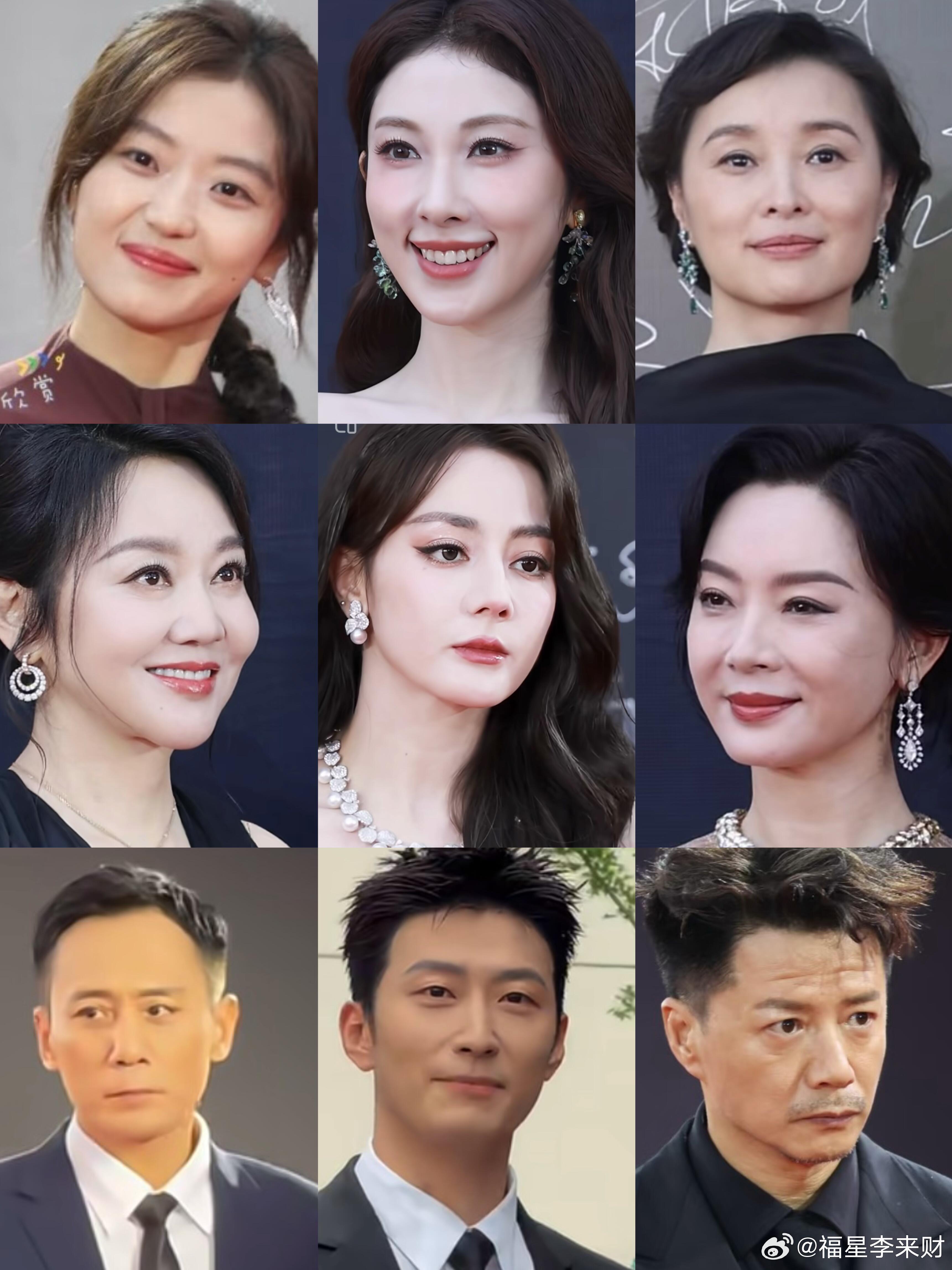 中国影视之夜艺人红毯生图 