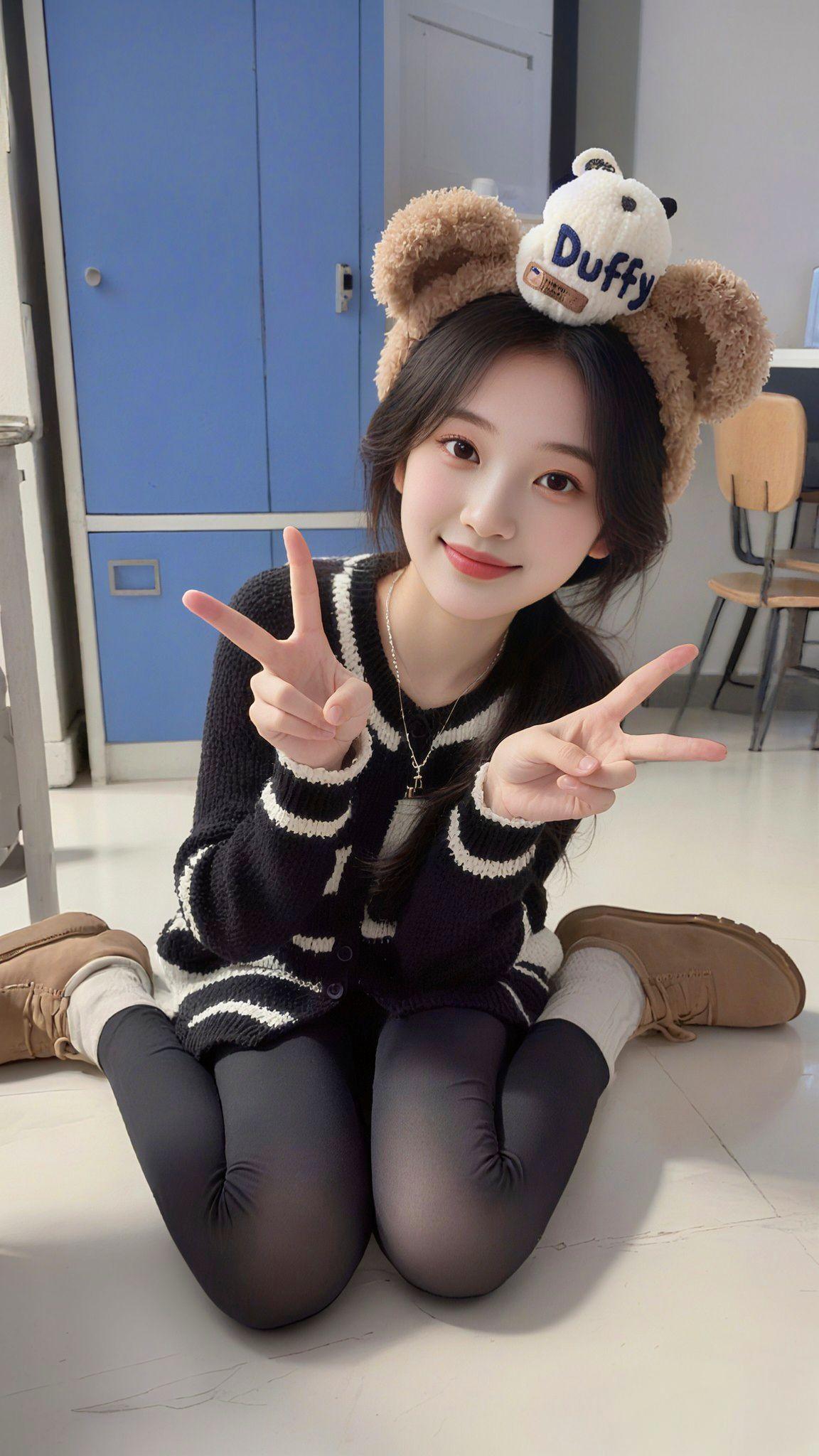 今天的风很软，我也很喜欢自己 ✨   美女 可爱 甜妹 清纯甜美