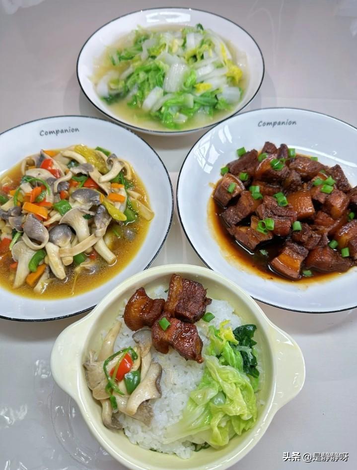 老公说我们家的午餐，超过大多数家庭，让我发到网上问问，是不是这样？