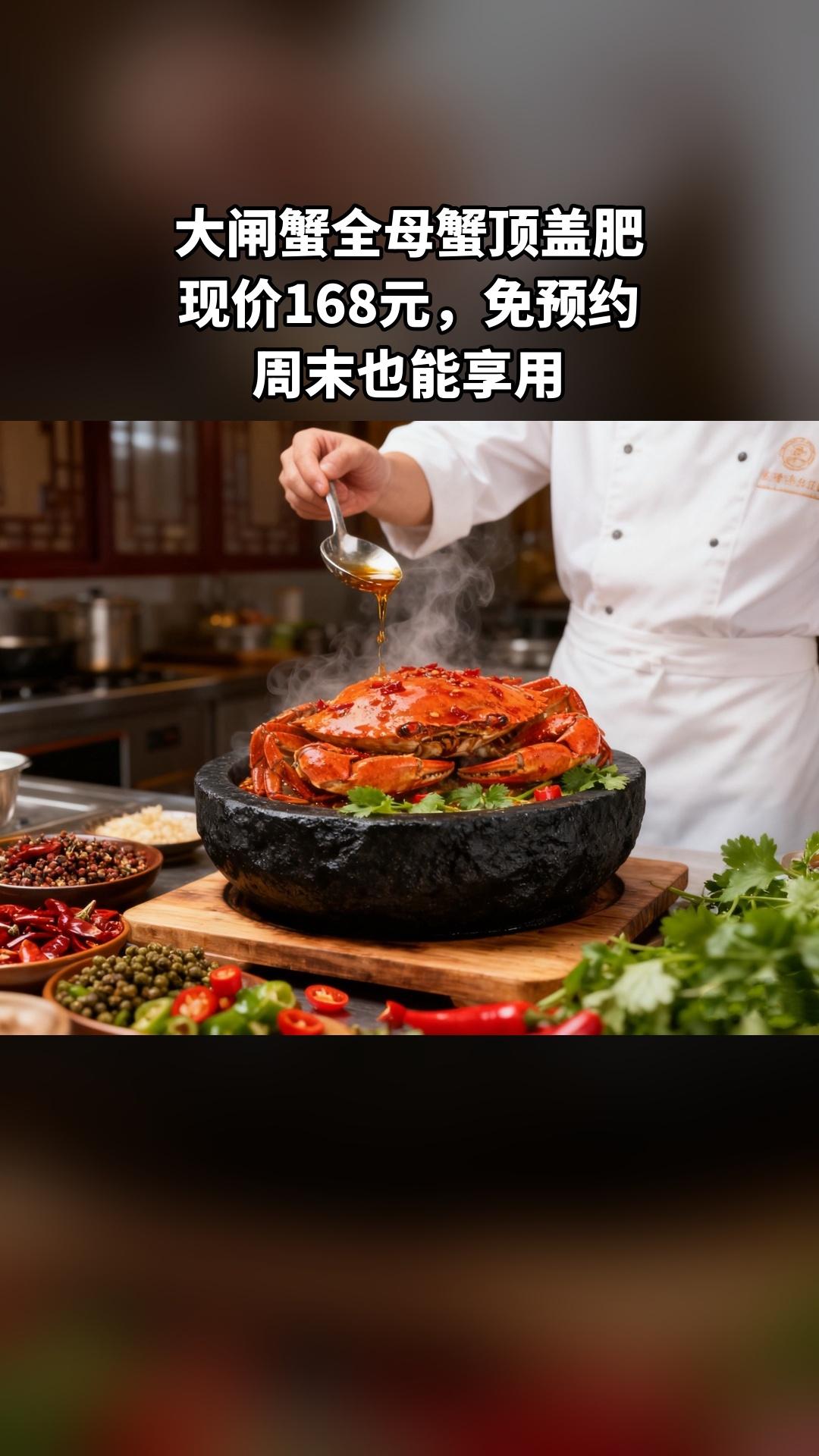 阿牛精品生态大闸蟹，好货推荐，4.5分推荐，大闸蟹全母蟹顶盖肥2-4人...