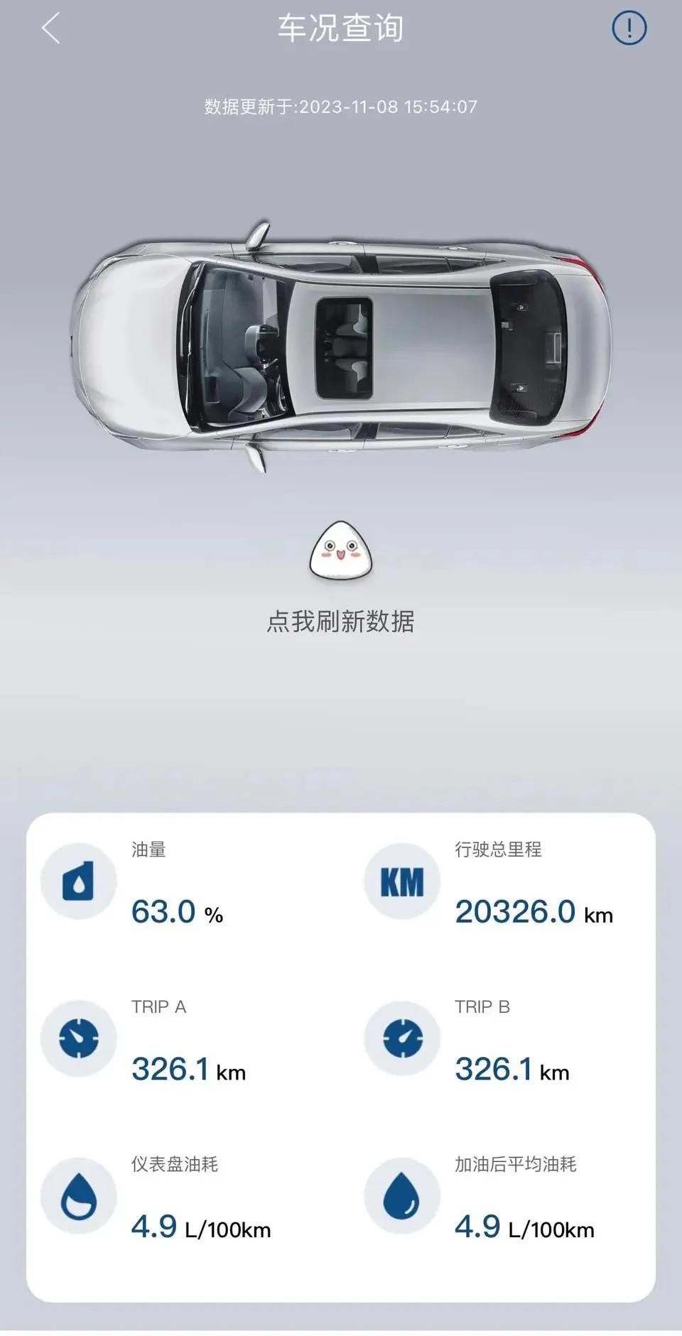 算了一下凯美瑞的油耗，据我观察，2.5燃油版百公里平均8个油，我自己混动的百公里