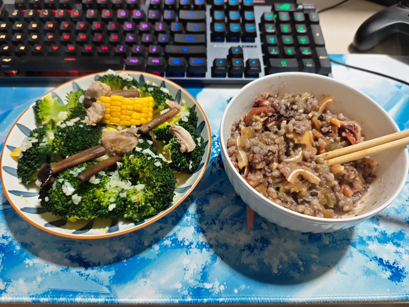 晚饭真的好健康～ 