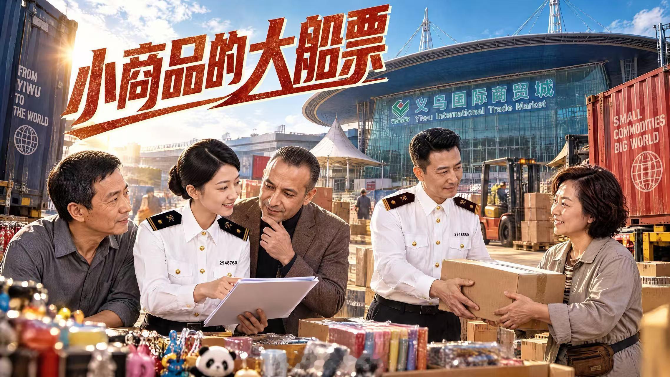 理论短剧《小商品的大船票》上线！故事源自义乌市场真实往事：早年一个集装箱小商品要