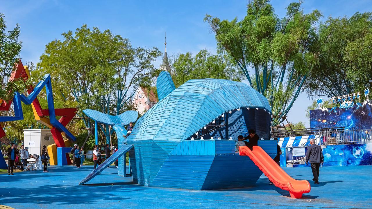 #曹妃甸美食# 💙【揽月湾——距北京最近的海滩、免费宝藏打卡地】💙
✨今天必