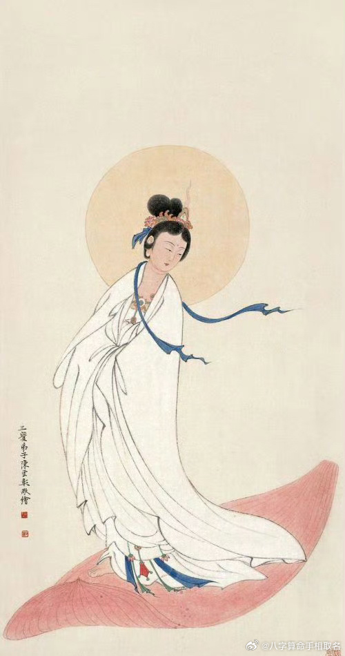 礼赞菩萨，好运承天佑，门庭喜气新，家宅大吉昌，福禄永不断。 ​​​