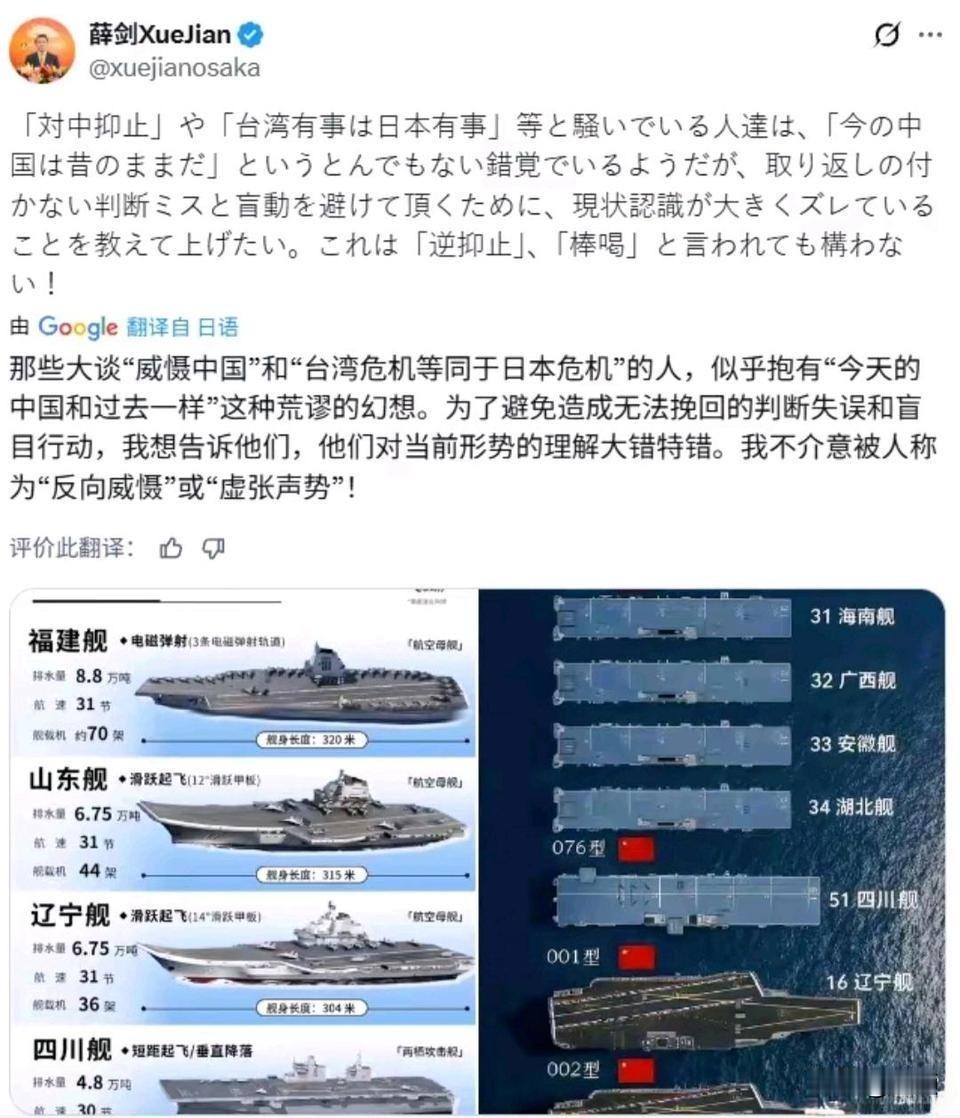 你以为我们的航母是白造的吗？