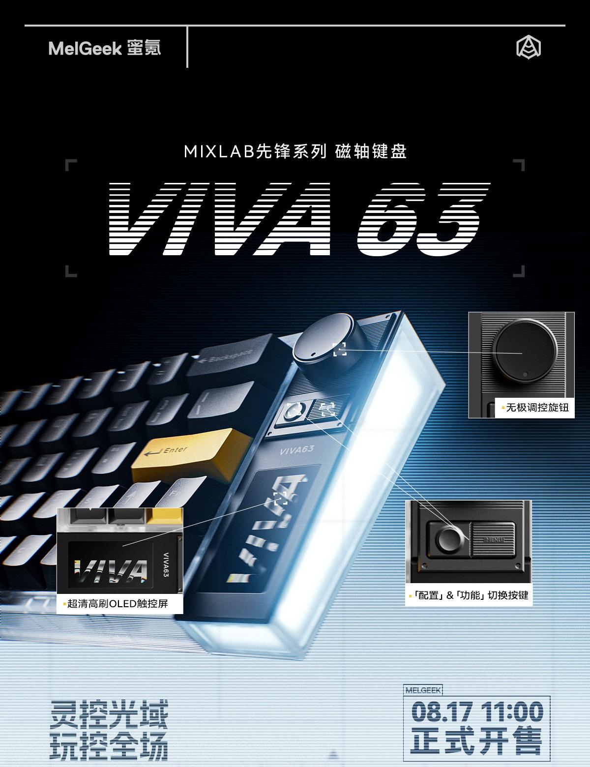 🐝新键盘VIVA63 ​​​