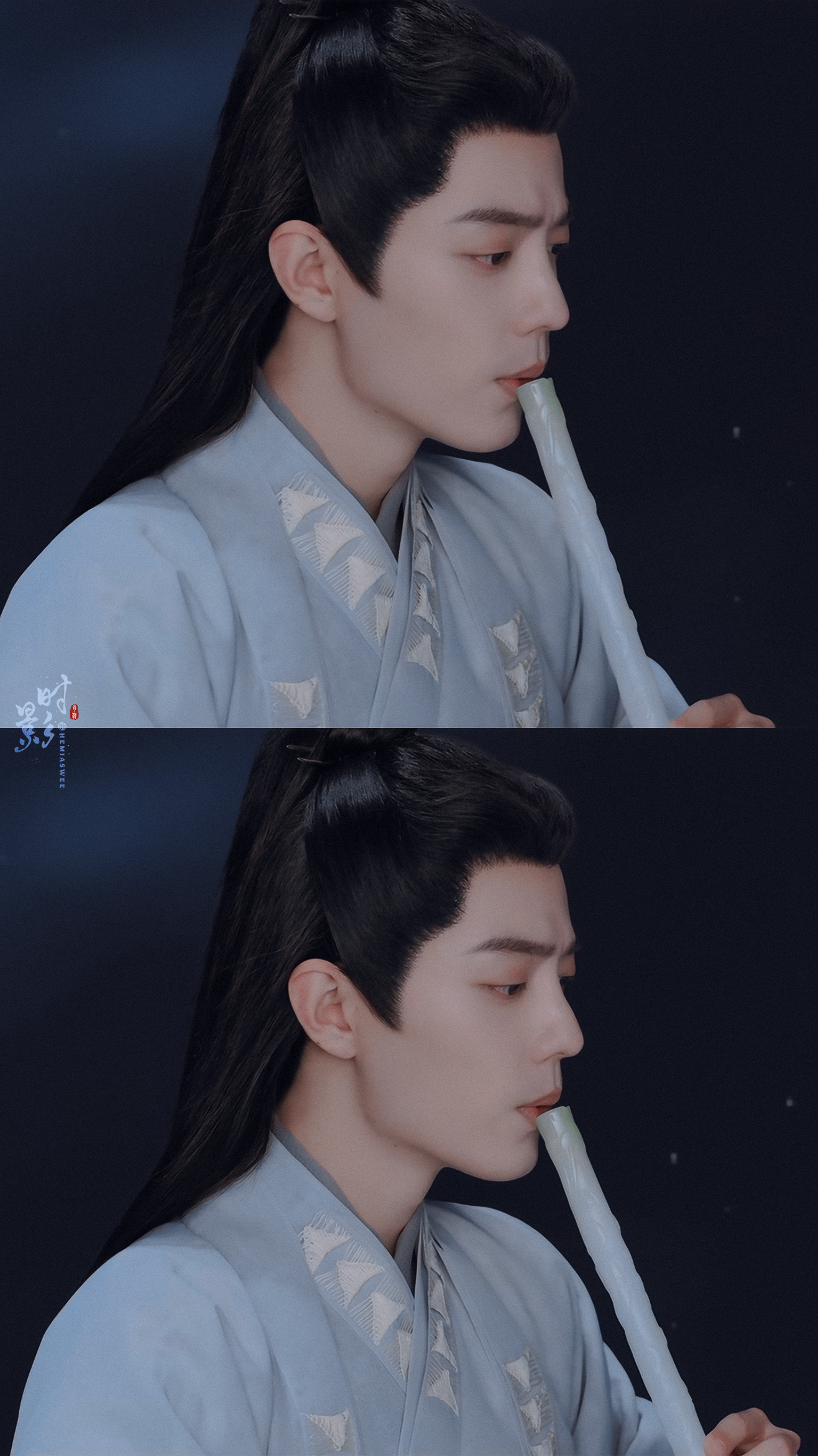 仙姿蒙尘，眼底仍藏整片月色。﻿肖战时影