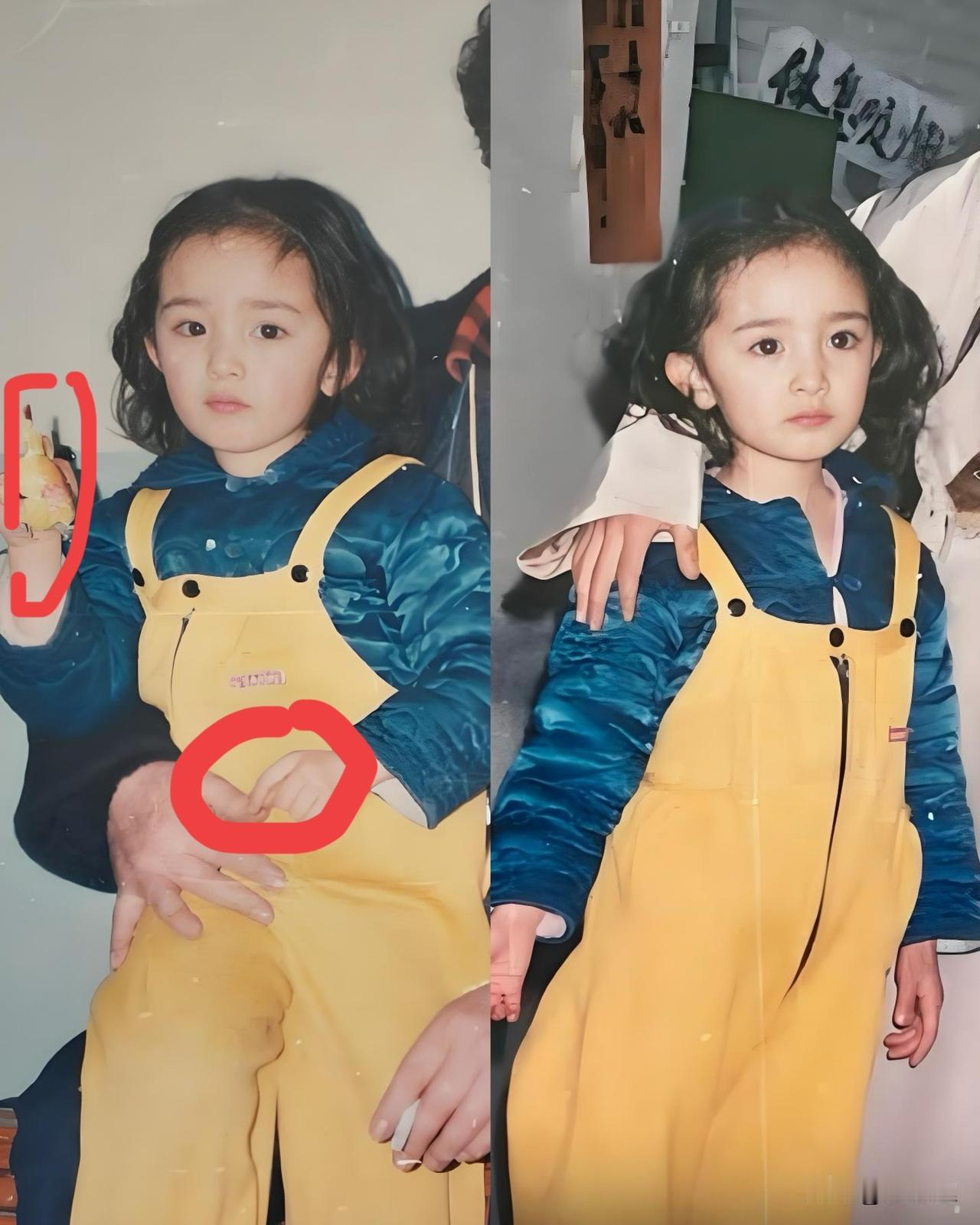 等比例长大？杨幂的处女作：年仅四岁就当了一回唐朝的美公主！

果然是天生丽质：终