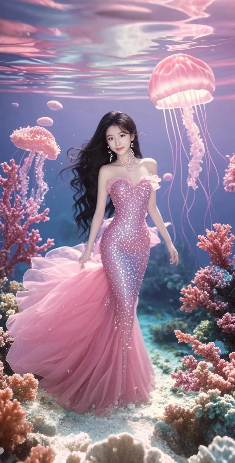 AI扩图 AI海底幻梦