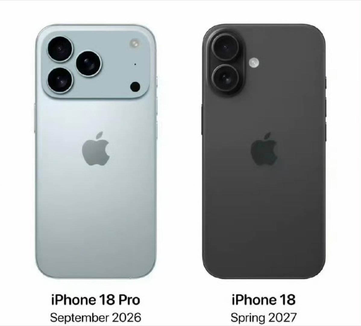 iPhone18系列外观出炉就是和iPhone17ProMax的外观一模一样，这