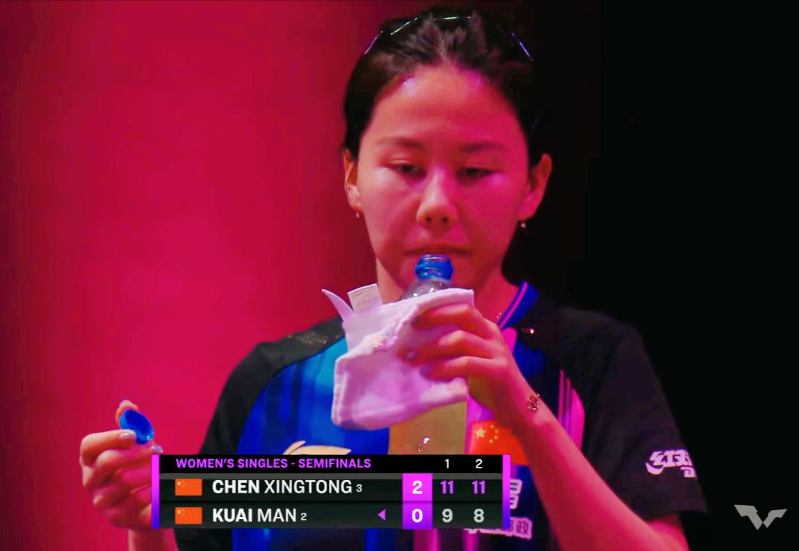 大家发现没有，这次多哈冠军赛，陈幸同超级凶。

和前一段时间懒洋洋，
没精打采的