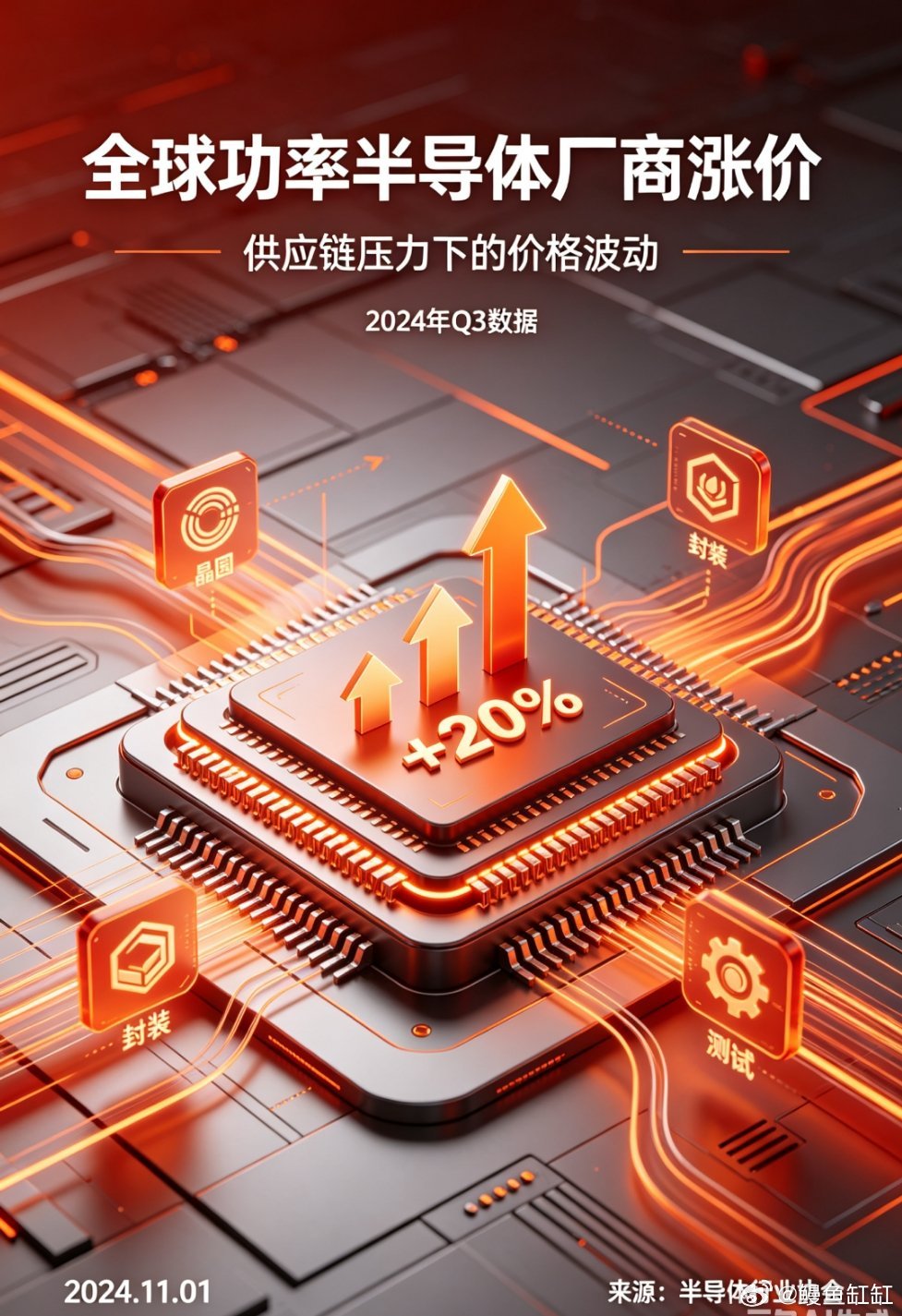 全球多家功率半导体厂商同步宣布调价，英飞凌、扬杰科技等品牌产品价格上调10%至1