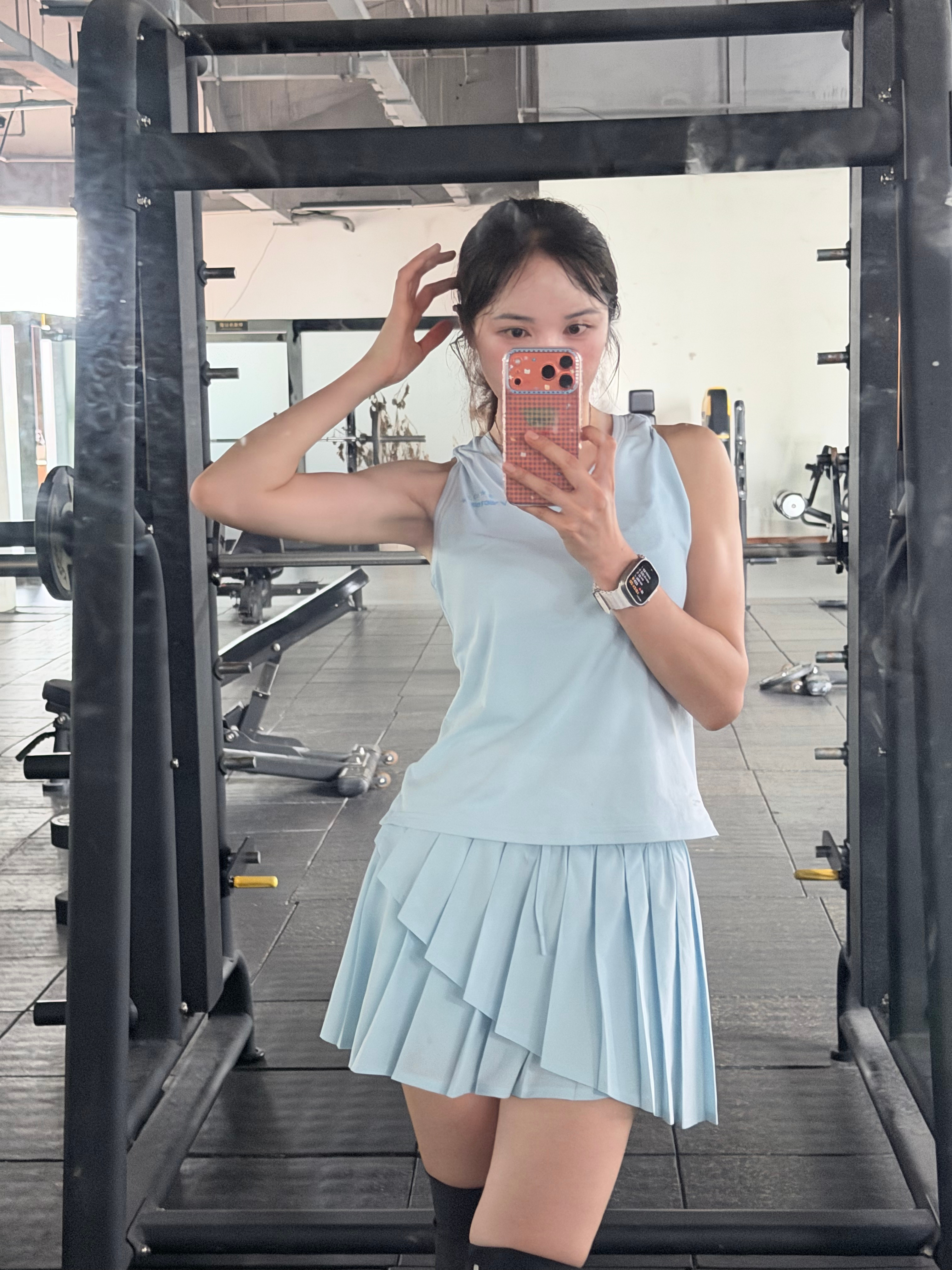 又是暴汗的一天～🏋🏼♀️🏸健身肌不可失出发才是硬道理 葫芦岛