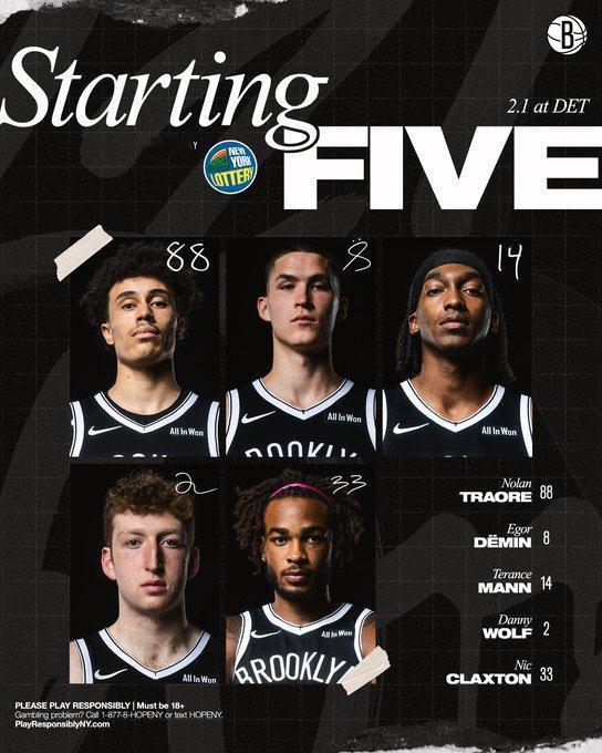 算上今天输给活塞53分
篮网本赛季输20分以上的比赛来到了9场
输50分以上的比