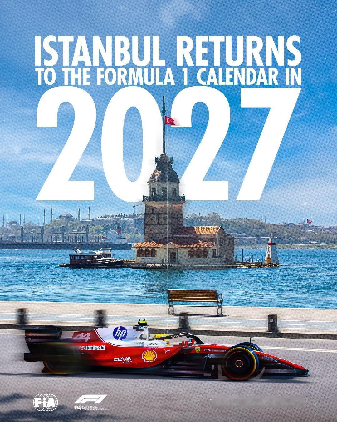 f1 🚨Breaking ：土耳其将从2027年起重返F1赛历，双方已签下了一