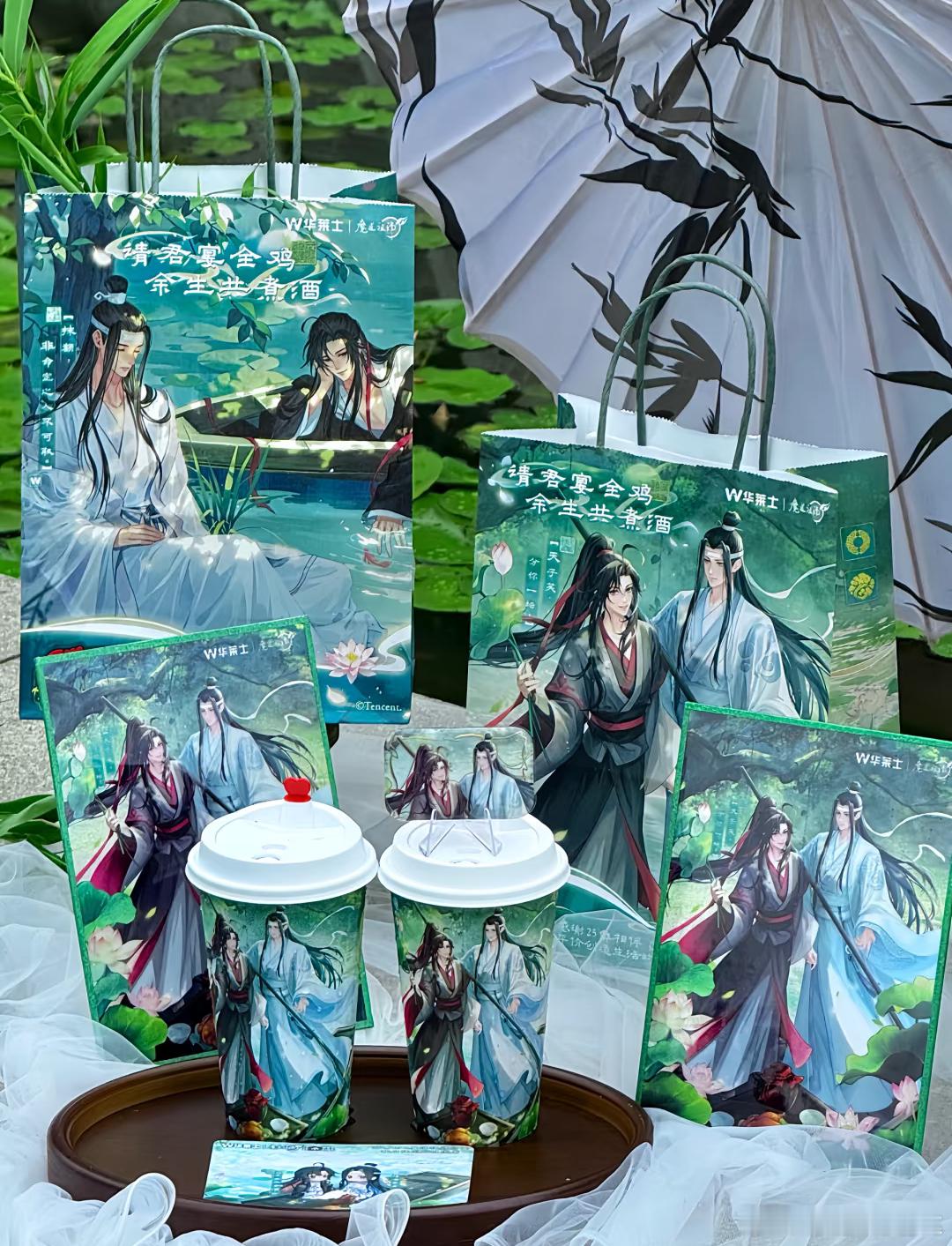 华莱士魔道祖师动画联名  【当华莱士撞上《魔道祖师》，这波梦幻联动美到心颤！！！