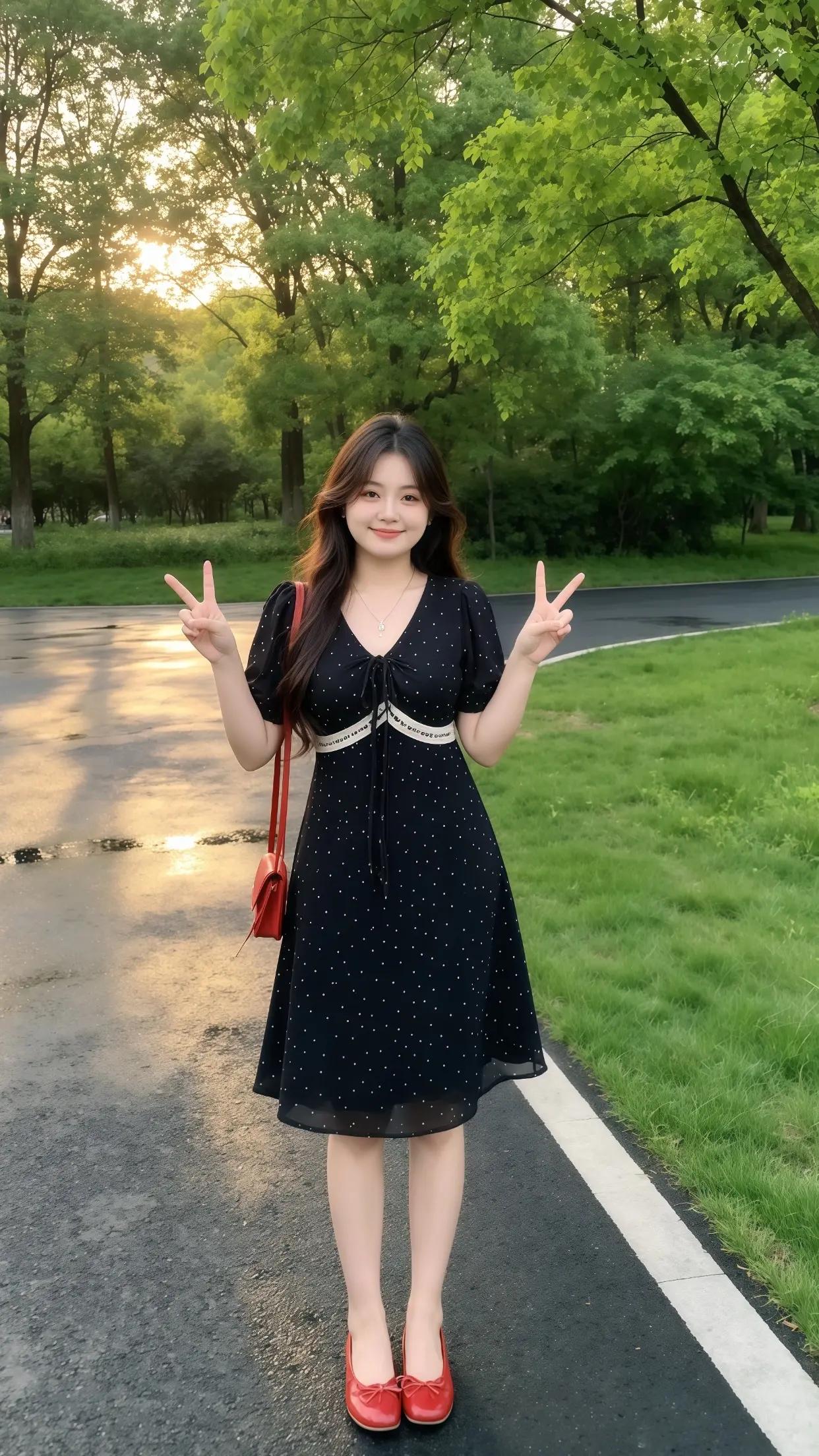 分享夏季韩系穿搭 胖女孩穿搭 梨型身材怎么穿出少女感 女生不费力的夏季穿搭 女生