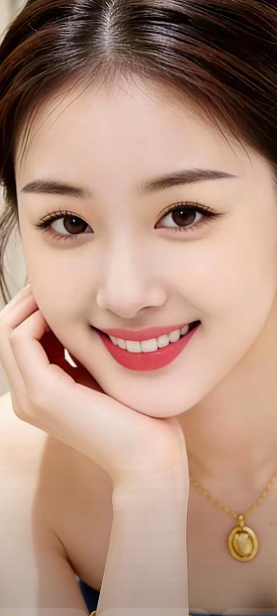 甜美笑容，暖心治愈，幸福满满的一天！😊💖