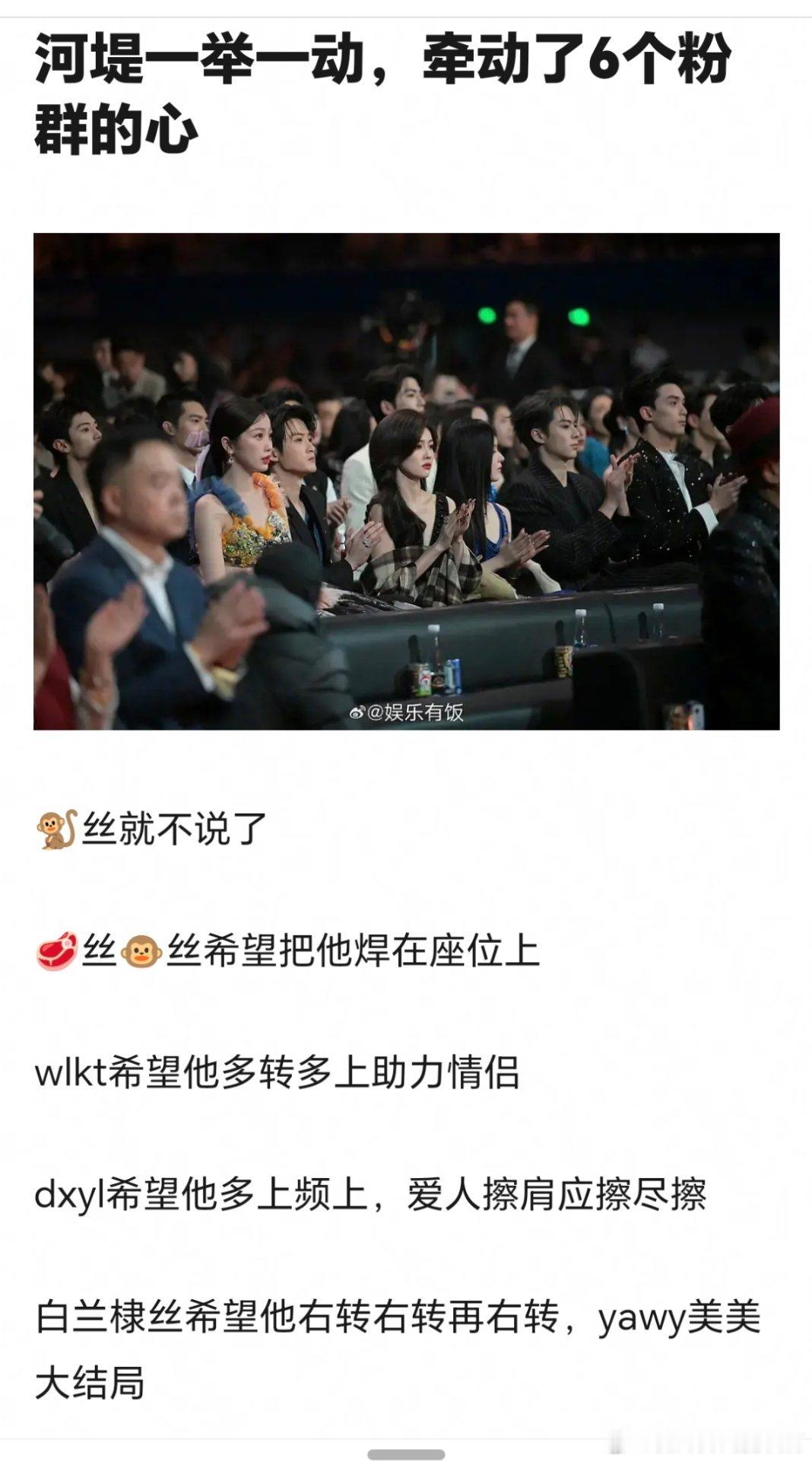 哈哈哈哈哈，万众瞩目王鹤棣 ​​​