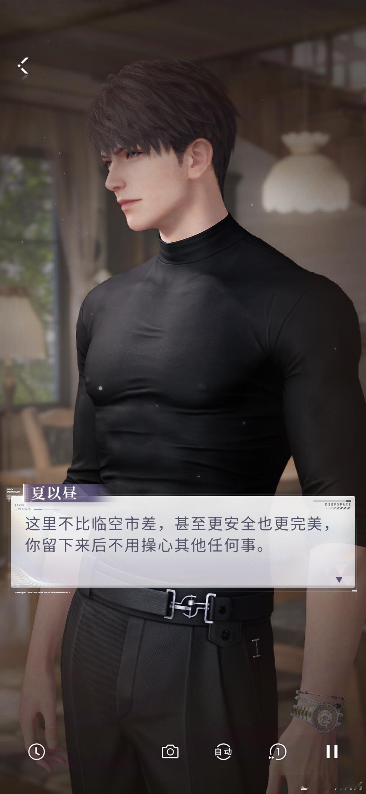 恋与深空  哥完全占据主动权啊 感觉穿进游戏世界 哥完全有可能想方设法地把我们留