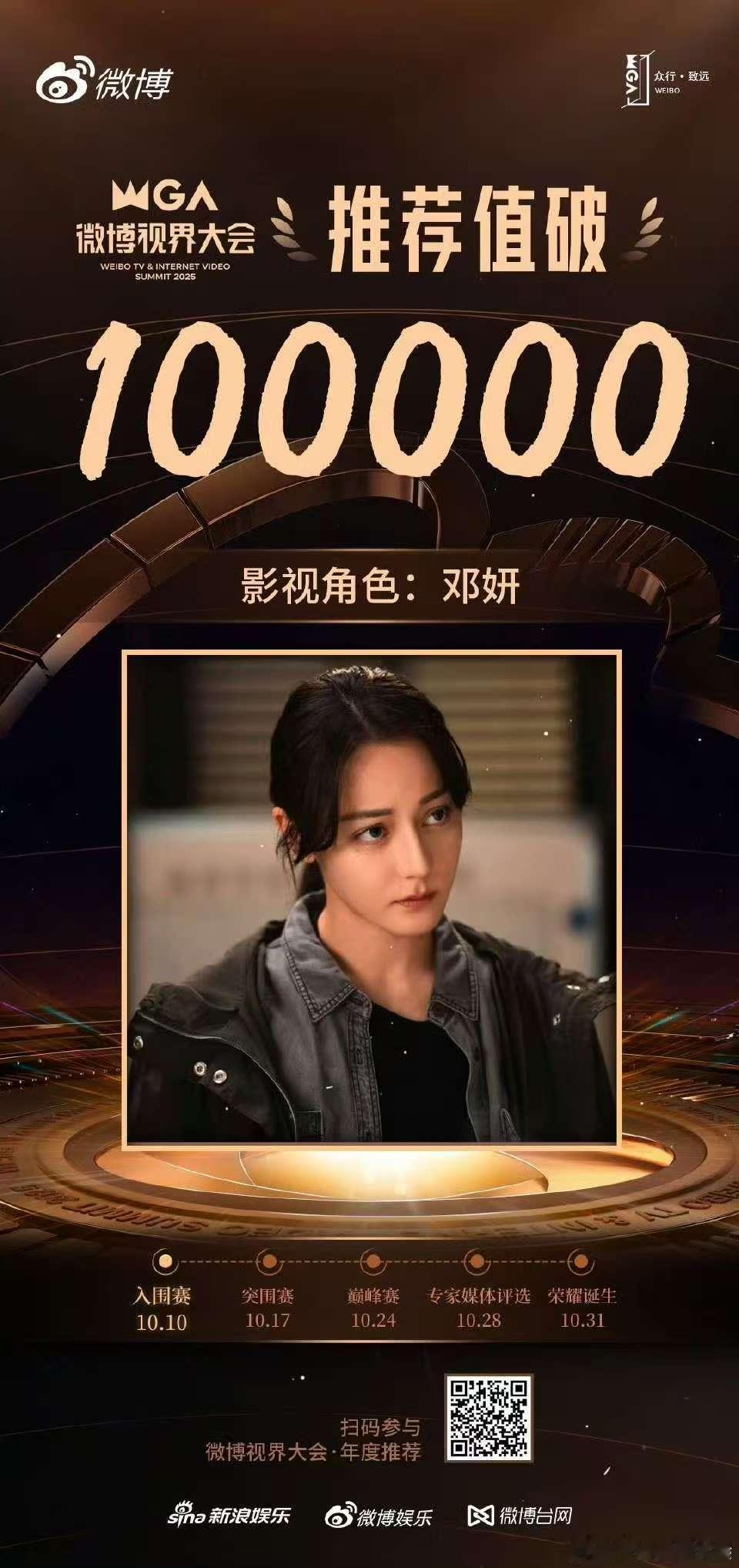 迪丽热巴邓妍影视角色推荐值破10万迪丽热巴影视角色推荐值破10万迪丽热巴影视角色