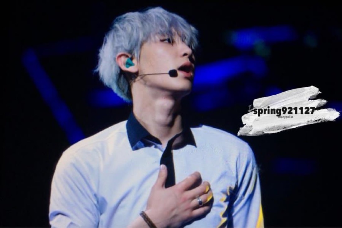 朴灿烈  【互🕳️时间】150530 EXO‘luxion上海完全权威的银发?